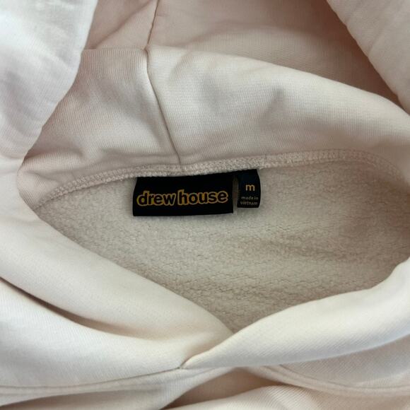 Authentic‎ EUC Drew House Mascot Hoodie Chalk White Smiley Face Logo M Pullover - Picture 6 of 14